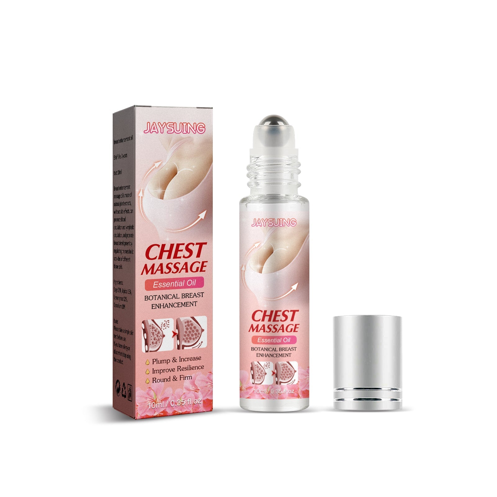 Beauty Ball Essential Oil, Firming Plump Massage Beauty Breast Care Essential Oil - Korvel
