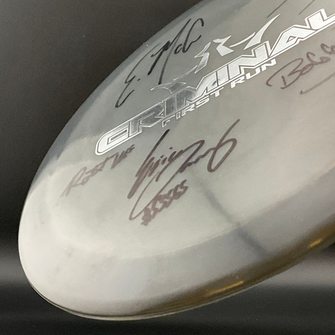 Lucid Criminal Signed - 2017 First Run Disc Golf Driver