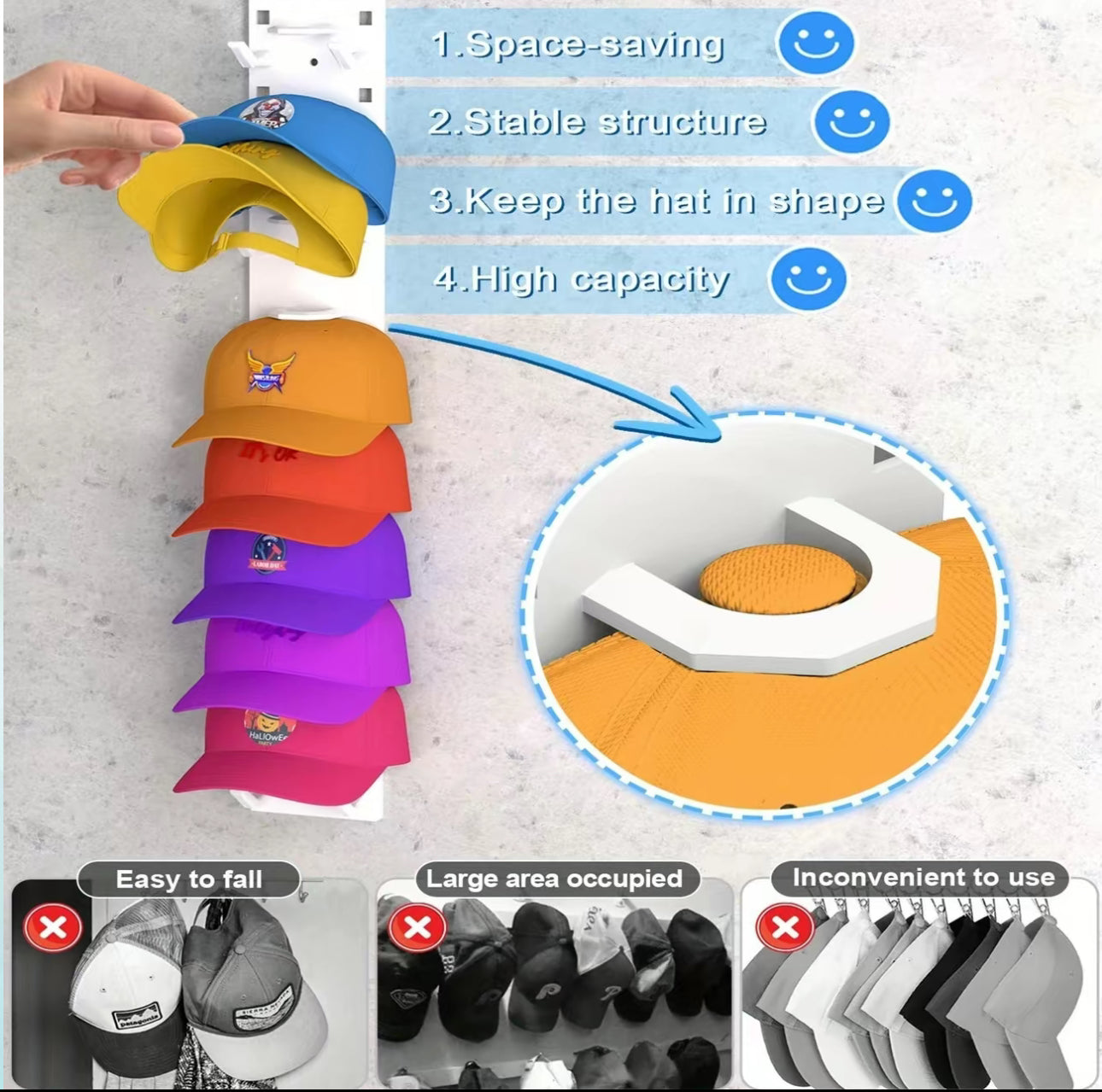 CapNest Wall Rack - Korvel