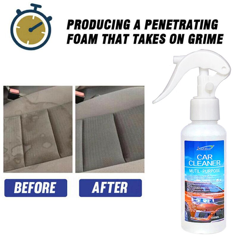 Limpiador de Espuma Multifuncional de 100ML para Interiores de Automóviles