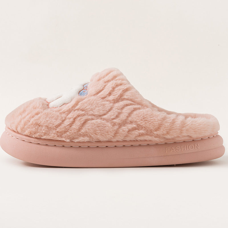 Couple Cotton Slippers - Plush Indoor Comfort