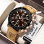 Multi-Functional Waterproof Night Light Men's Quartz Watch