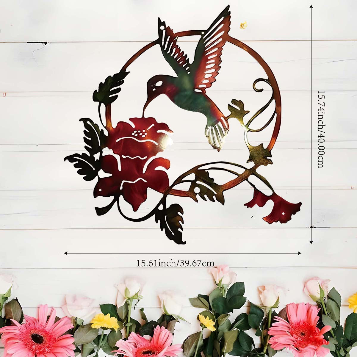 Iron animals elephants lions hummingbirds home wall hanging hardware crafts pendants metal decorations - Korvel