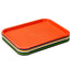 3 SIZE Large Foodservice Tray, Rectangular food trays Plastic Drink Serving Tray for Serving Drinks Snacks Tea - Korvel