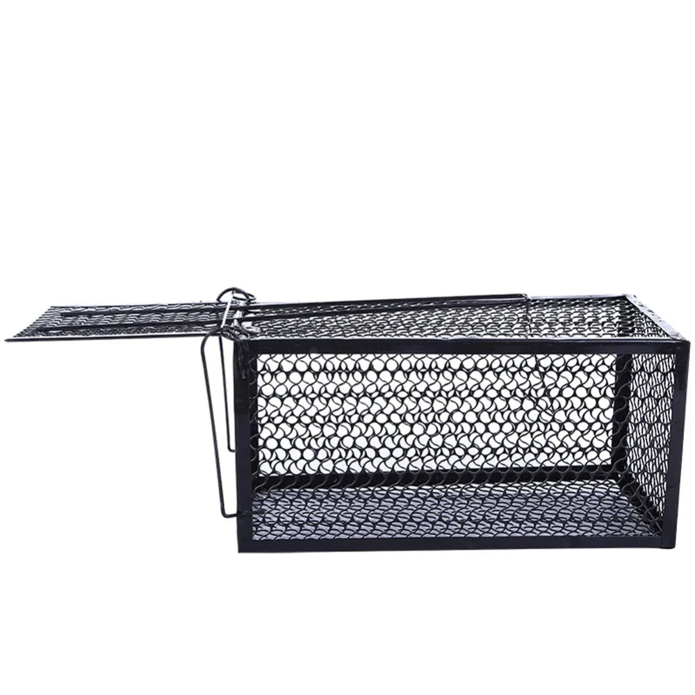 Self-locking Trap Catcher Mouse Rat Bait Mice Live Box Mice Trap Cage Household Mouse Catcher  Animal Control Hamster Iron Cage - Korvel