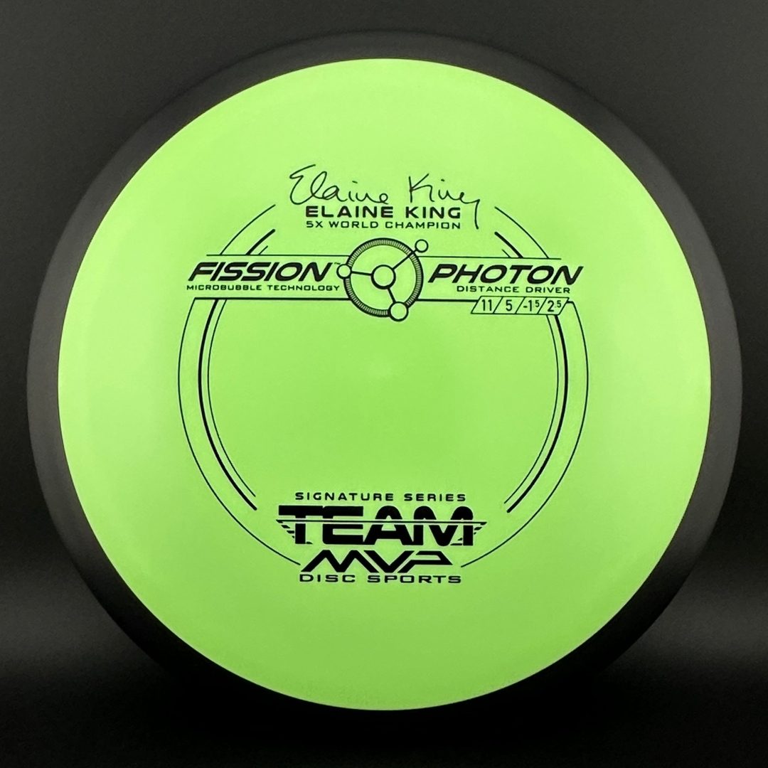 Fission Photon - Disco de Golf Firmado por Elaine King