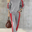 Casual Striped Sweatshirt and Pants Set
