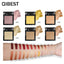 Paleta de Sombras Mate Perlescentes Monocromáticas QIBEST