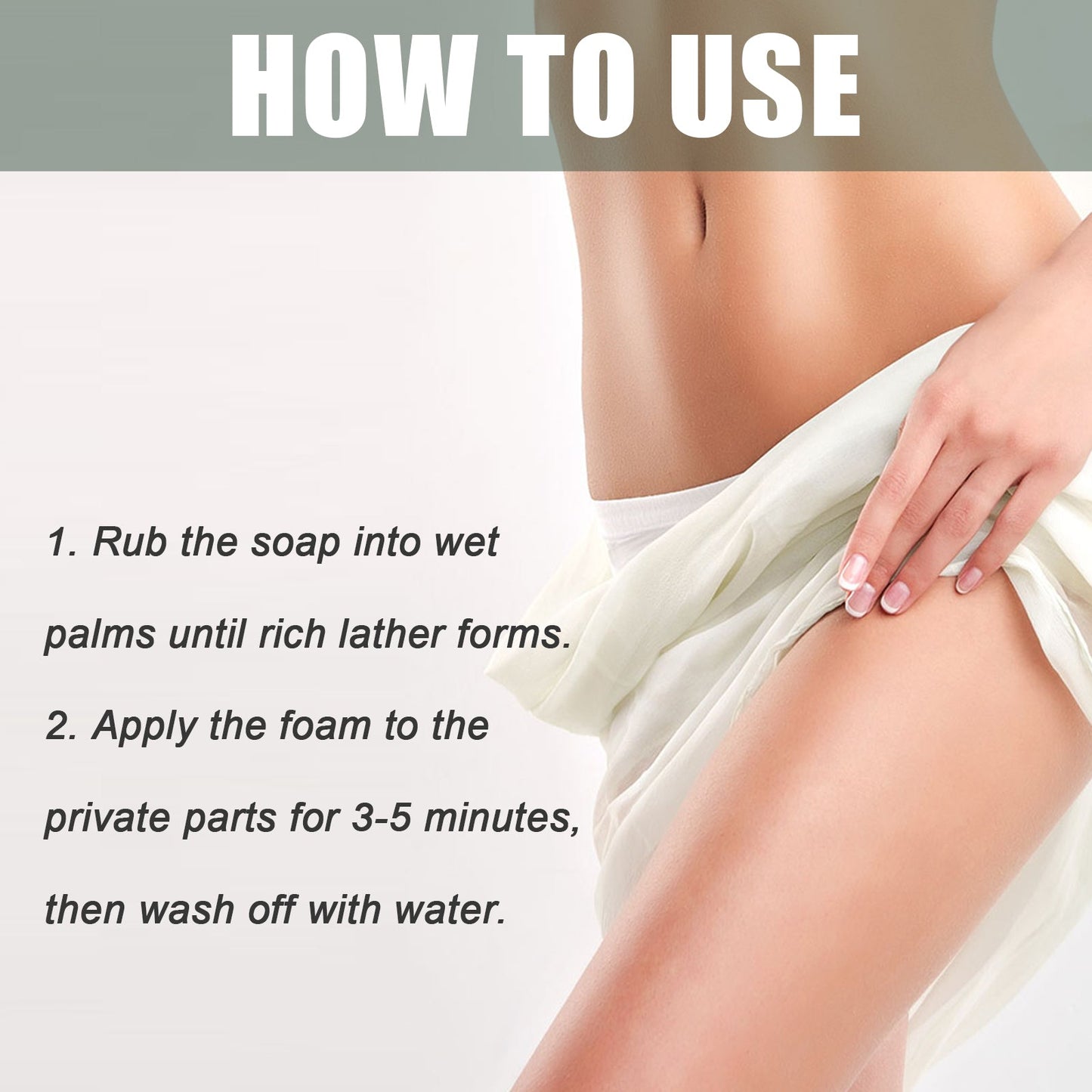 Soap, Women's Body Gentle Deep Cleansing Moisturizing Firming Skin Deodorizing Bath Soap - Korvel