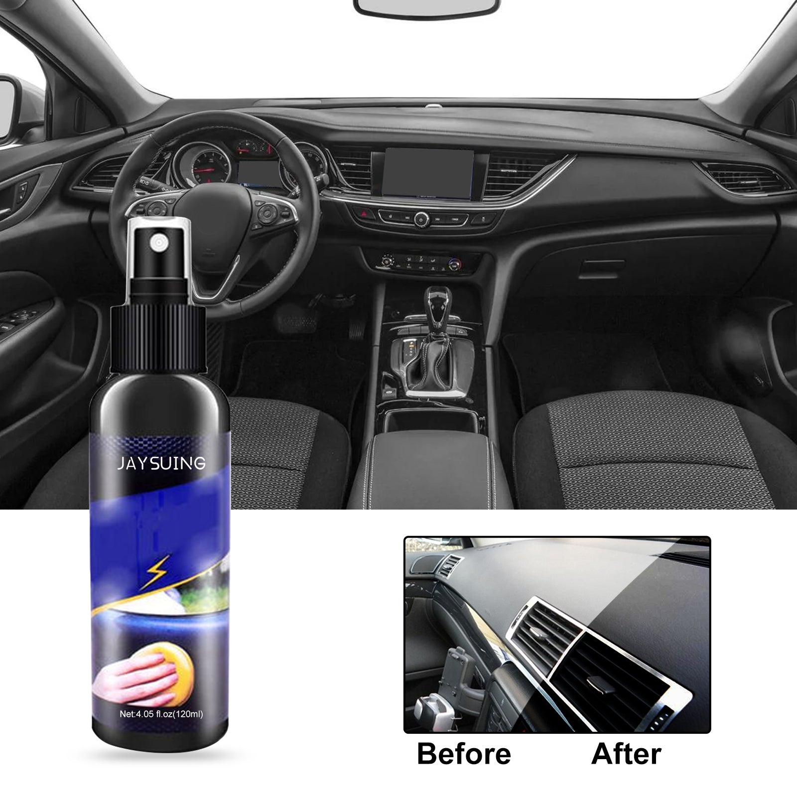 Car Upholstery Repair Spray, Dashboard Upholstery Refurbished Dust Leather Seat Care Agent - Korvel