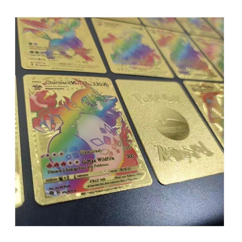 Pok é mon Gold Card Pikachu Card Spitfire Dragon VMAX Pok é mon Pok é mon PTCG English Flash Card - Korvel