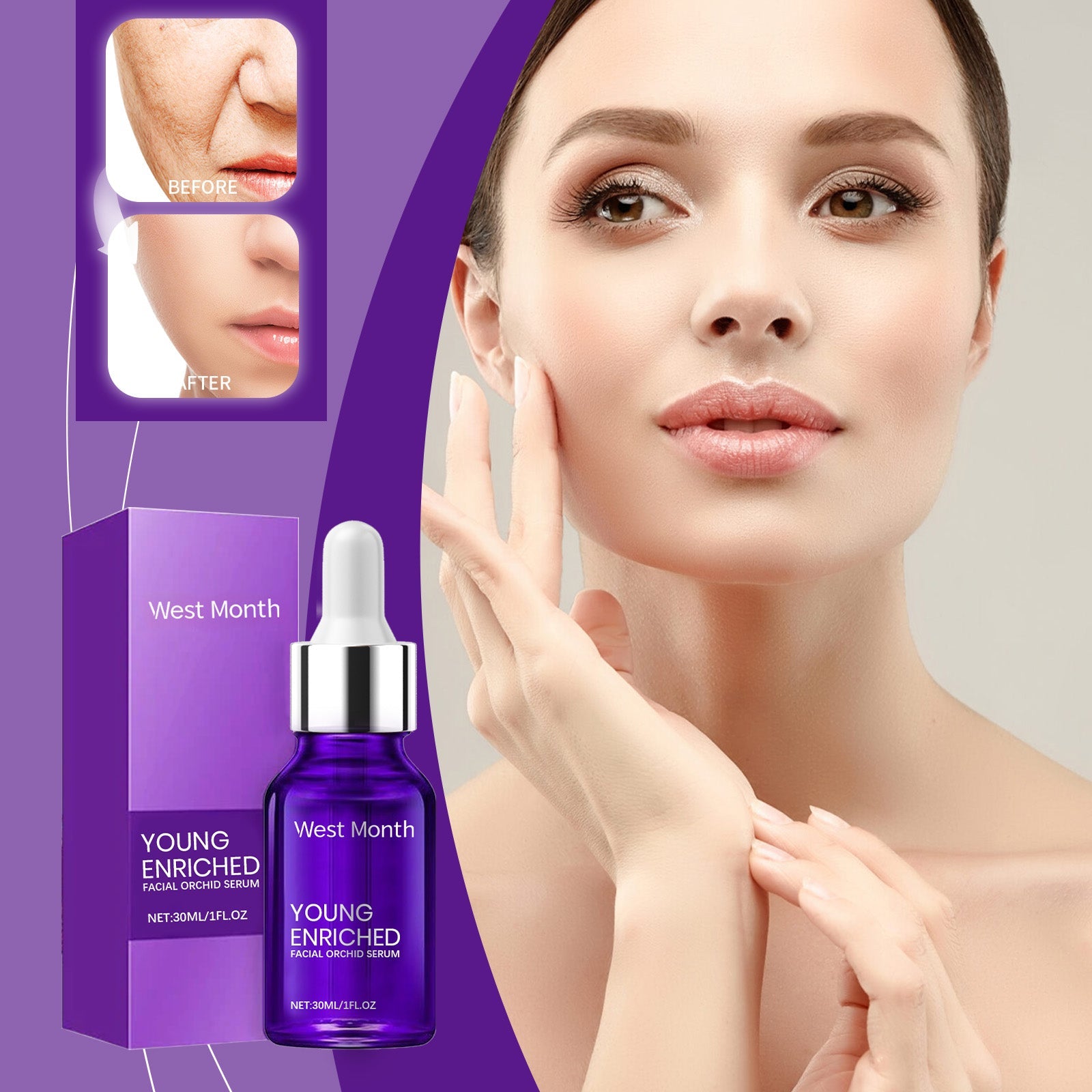 Moisturizing Essence, Moisturizing Facial Skin, Firming, Brightening, Nourishing And Tender Essence - Korvel