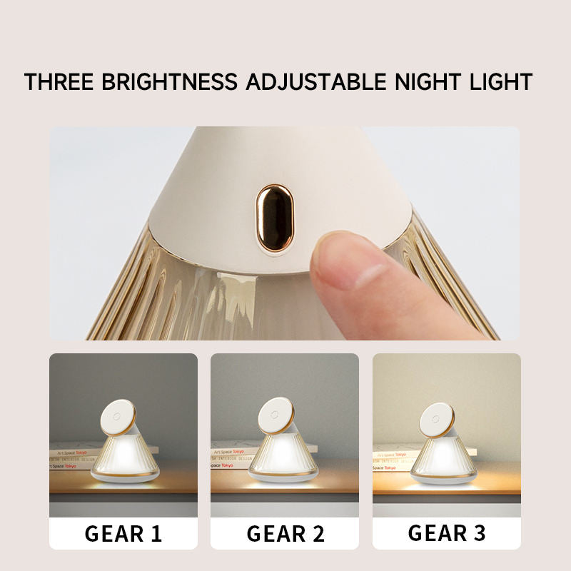Conical adjustable magnetic wireless charger with night light suitable for iPhone 15W wireless charging bracket - Korvel