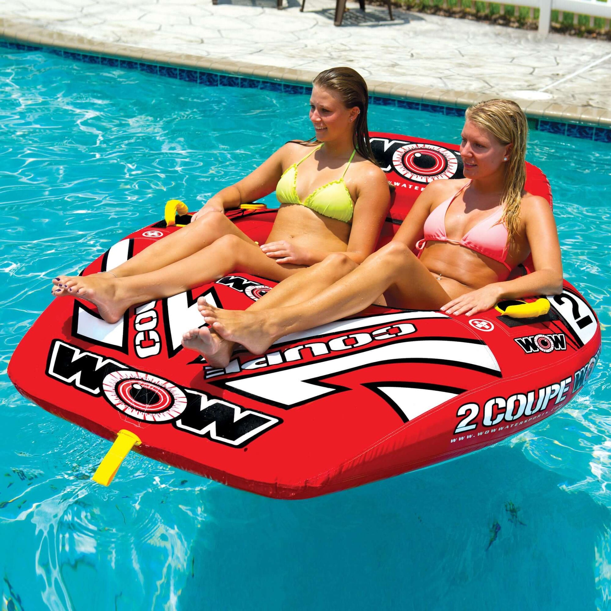 WOW Watersports 2 Person Coupe Cockpit Towable Water Tube - Korvel