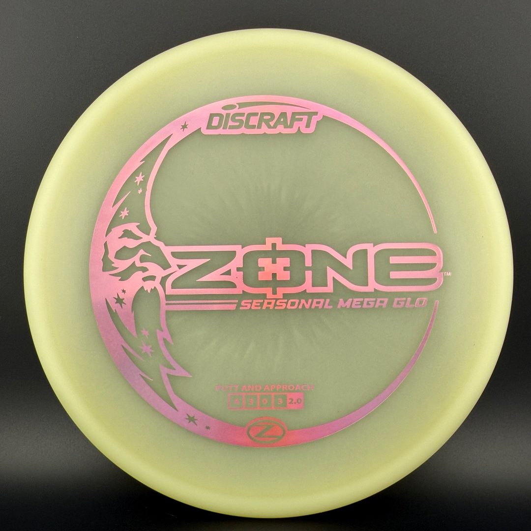 Discraft Mega Glo Zone - Premium Glow Disc Golf Putter
