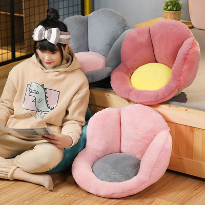 Cushion Japanese style flower children's small sofa for young children, boys and girls, baby bedroom reading corner, ground reading cushion - Korvel