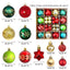 Christmas decoration 6cm electroplated ball plastic ball special-shaped painted Christmas ball gift Christmas tree pendant - Korvel