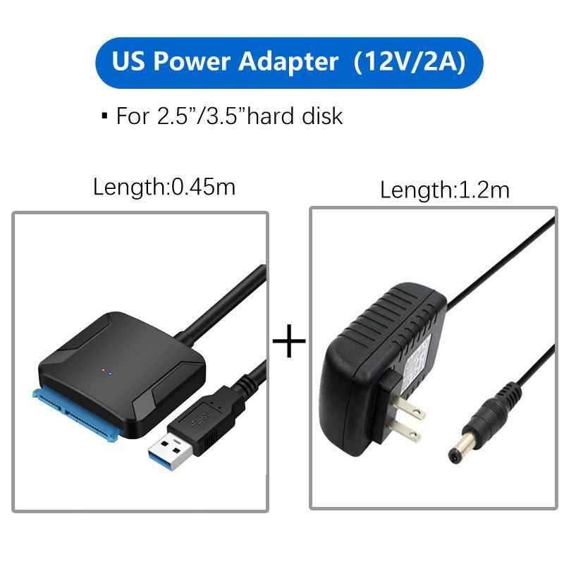 USB 3.0 SATA to USB Adapter Cable for Hard Drives