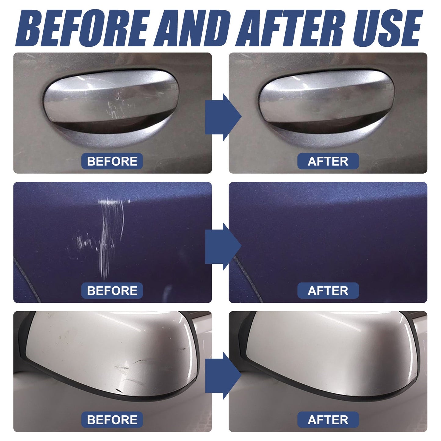 Crema Premium para Reparación de Rayones de Automóviles para Mantenimiento de Vehículos