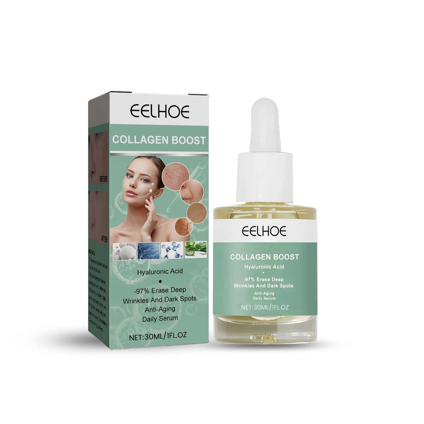 Sérum de collagène premium pour l'hydratation et la fermeté