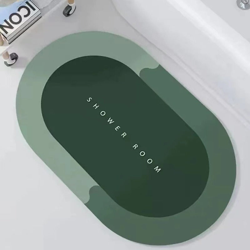Soft cushion floor mat absorbent foot mat bathroom non-slip quick-drying toilet door carpet bathroom door mat - Korvel
