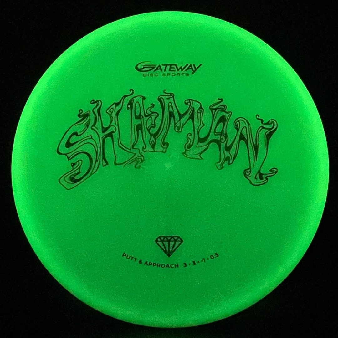 Putter de Disc Golf Diamond Superglow Shaman