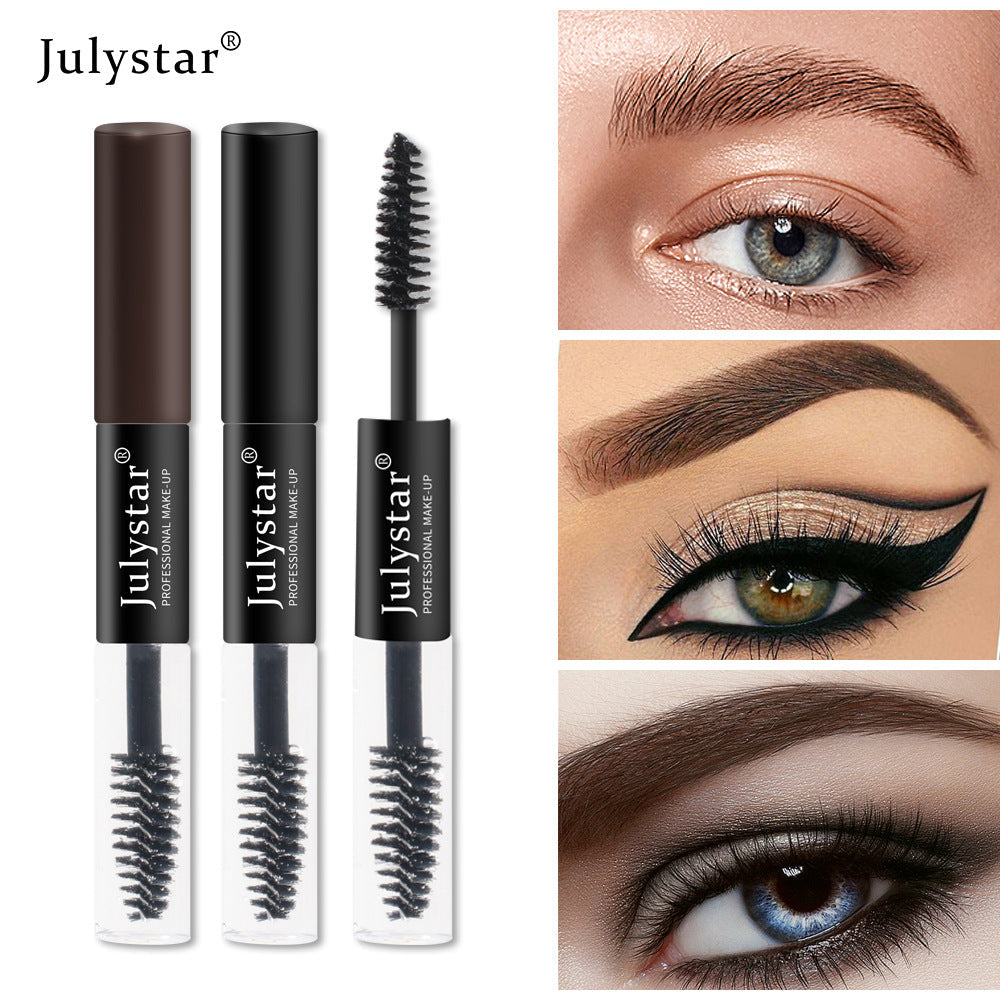 Liquid Waterproof And Non Dizzy Eyebrow Dye Cream Double Head Dyeing And Setting Three-Dimensional Eyebrow Dye Cream - Korvel