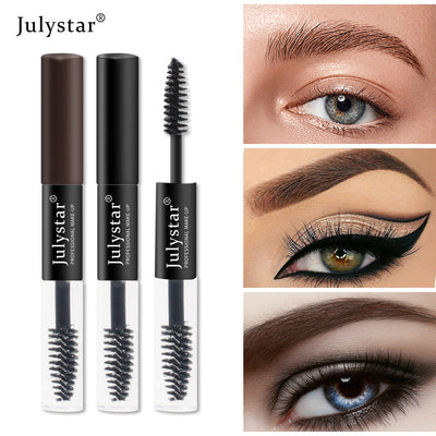 Liquid Waterproof And Non Dizzy Eyebrow Dye Cream Double Head Dyeing And Setting Three-Dimensional Eyebrow Dye Cream - Korvel