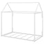 Metal House Shape Platform Bed - Twin