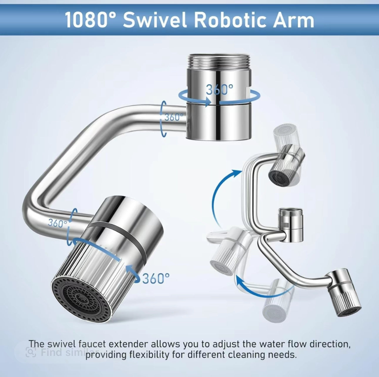 AquaSpin Faucet Extender - Versatile Sink Attachment