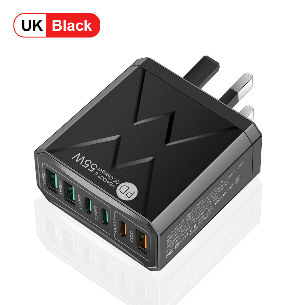 Chargeur de téléphone mobile à chargement rapide premium - 55W PD et QC3.0