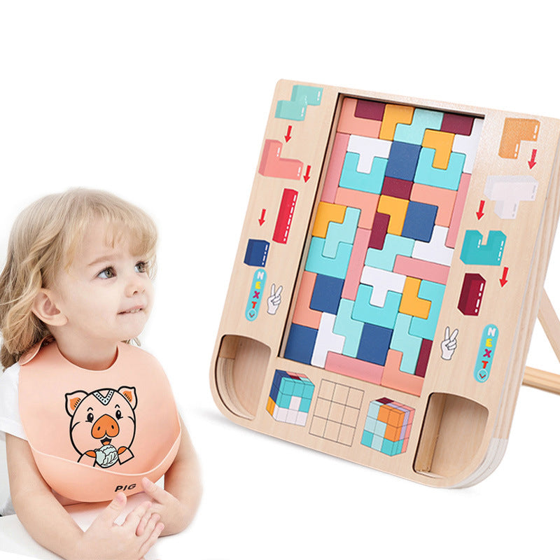 Multifunctional Wooden Building Blocks for Children