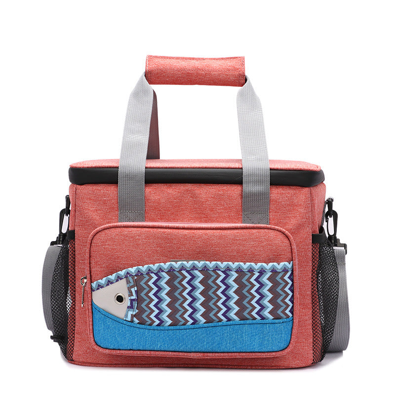 Japanese multifunctional thickened EVA leak-proof small fish insulation lunch box portable lunch bag - Korvel