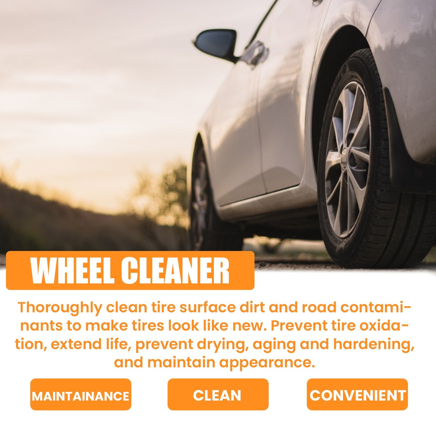 Premium Car Tire Cleaner for Effortless Wheel Care