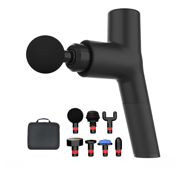 Electric massage gun fascia gun with hot and cold therapy fitness exercise muscle relaxation instrument - Korvel