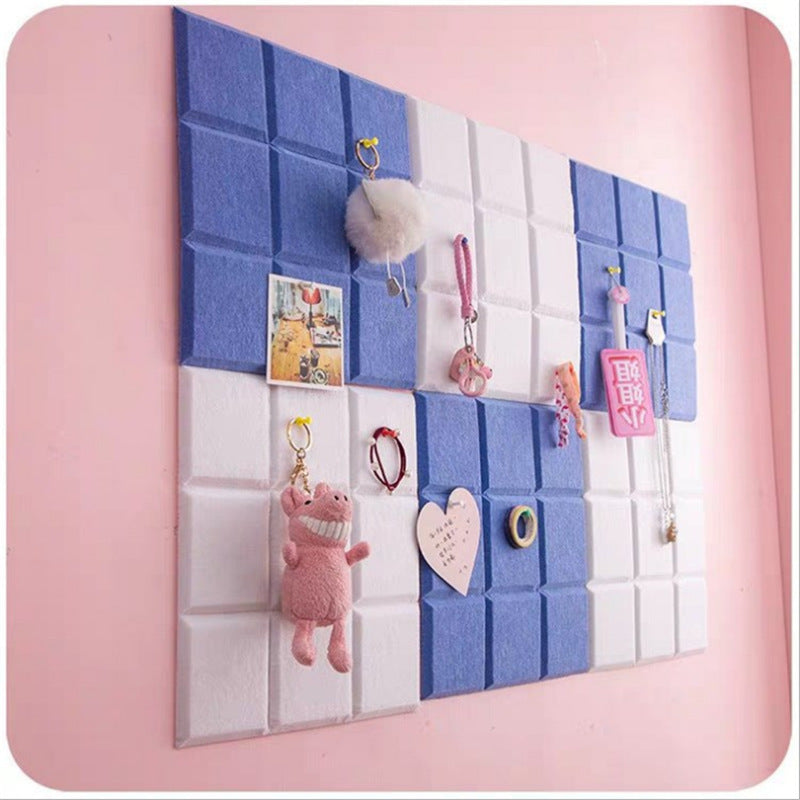 Decoración de Pared de Tablero Absorbente de Sonido de Fieltro