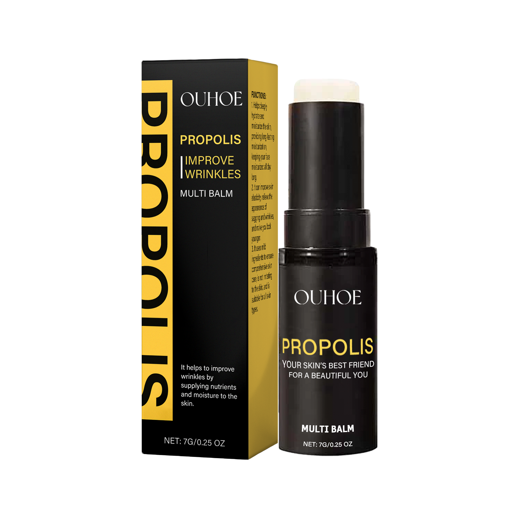 Propolis Eye Moisturizer, Moisturizing And Nourishing The Skin Around The Eyes, Firming, Lifting, Brightening And Anti-Wrinkle Care - Korvel