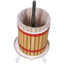Fruit Wine Press and Crusher and Filter Bag,100% Nature Apple&Grape&Berries Crusher Manual Juice Maker for Kitchen - Korvel