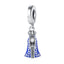 S925 Sterling Silver Virgin Mary Pendant for Bead Bracelets