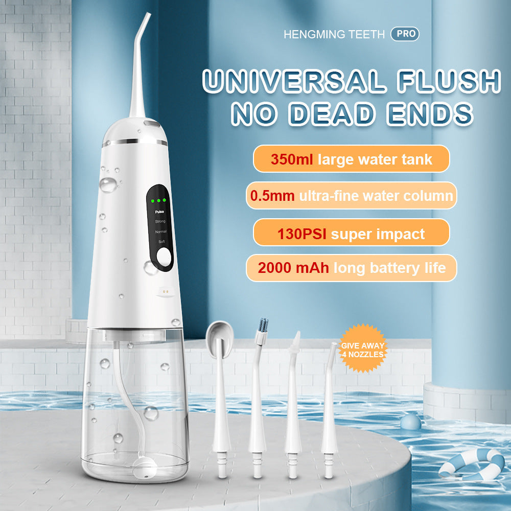 350ml Magnetic Suction Charging 4-Head Tooth Washing Machine Household Water Spray Tooth  Portable Cleaning Tooth Cleaning Machine - Korvel