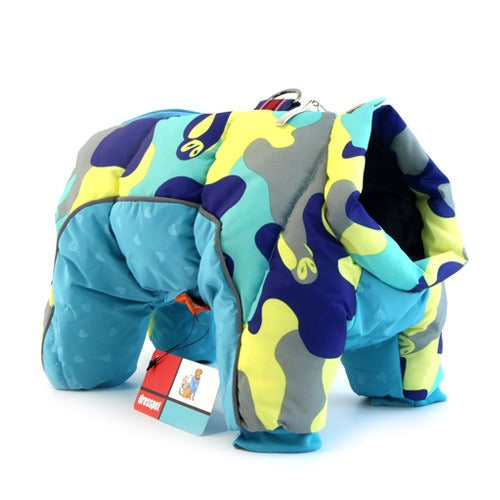 Pet Dog Clothes Winter Clothes Thickened Warm Down Jacket Teddy Dog Quadruped Winter Coat - Korvel