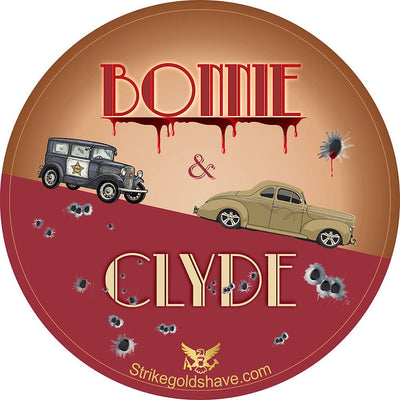 Collection de rasage Bonnie & Clyde Strike Gold