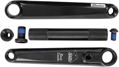 El juego de bielas Finest BMX de The Shadow Conspiracy - 170mm Negro
