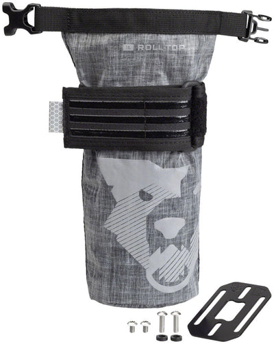 Sac et plaque de montage Wolf Tooth B-RAD TekLite Roll-Top - 1L Noir