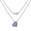 Pendentif en argent sterling de 2,98 carats en tanzanite véritable
