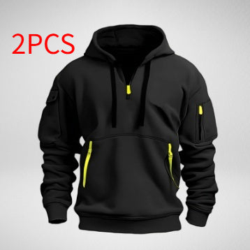 Dropped Shoulder Hooded Sweatshirt for All Sizes