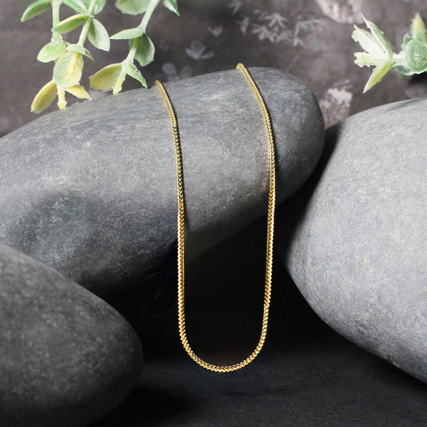 Chaîne Franco en Or Jaune 14k - 0,9 mm
