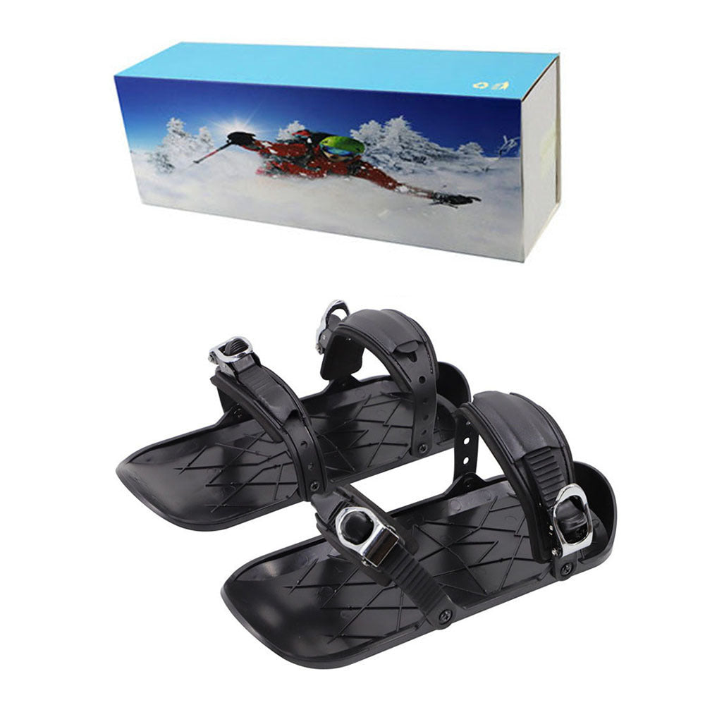 Mini Ski Skates - Portable Adjustable Skiboard Shoes