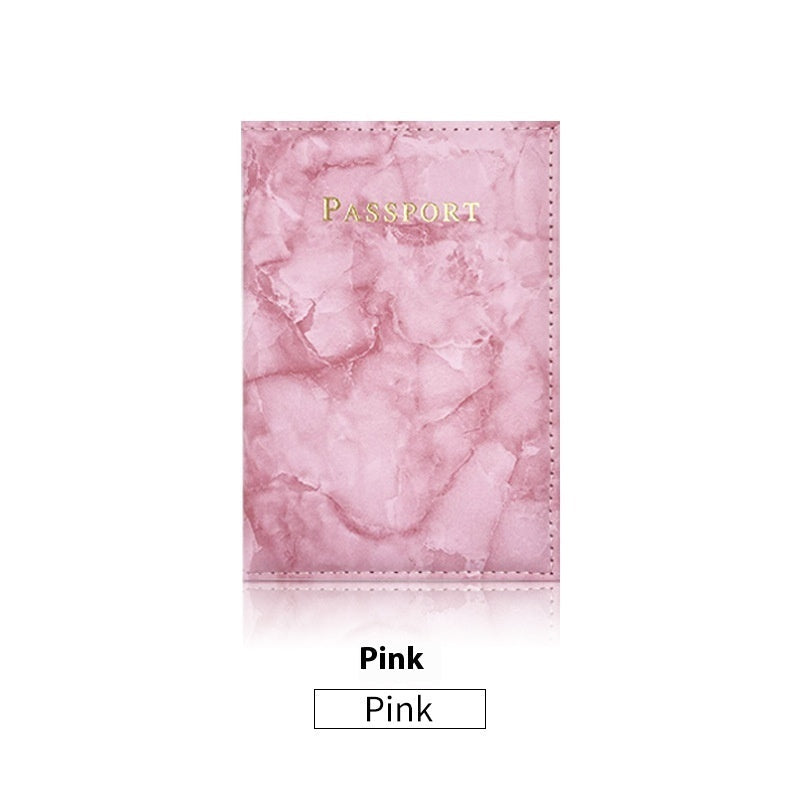 Marbling Passport Cover - Multifunctional Travel Accessory