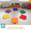 6-Piece Toddler Floor Cushions - Soft Foam Seating with Handles